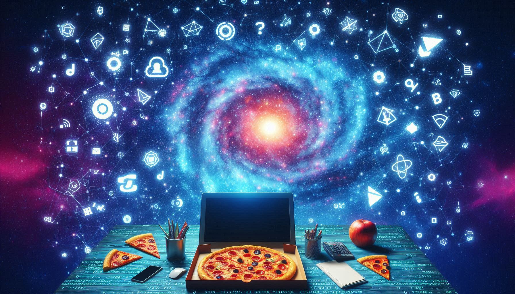 pizza coding in the universe